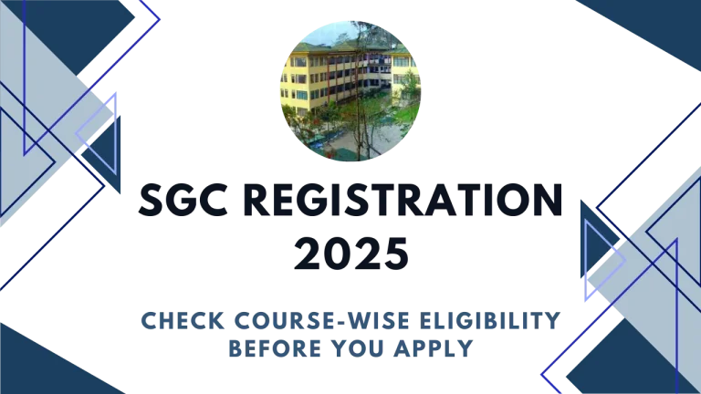 Eligibility Criteria For SGC Registration
