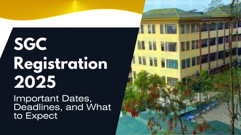 SGC Registration Dates 2025